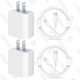 Novobit Apple MFi Certified 6' Lightning to USB-C Cable Wall Charger | $21 | 20% Off | Amazon